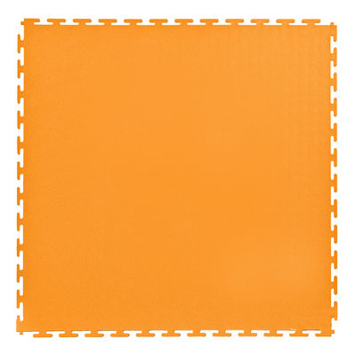 Lock-Tile 7mm Orange PVC Smooth Tile (50 Pack)