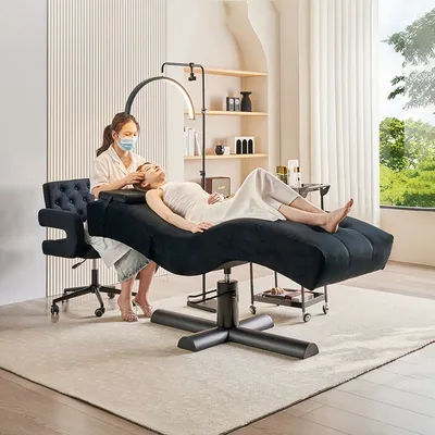 XinSheng Electric Facial Spa Bed Hydro Massage Table Salon Eyelash Lash Beauty Adjustable Couch Beauty Massage Shop Furniture
