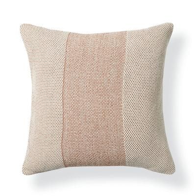 Edie Hand Knitted Pillow - Blush - Grandin Road