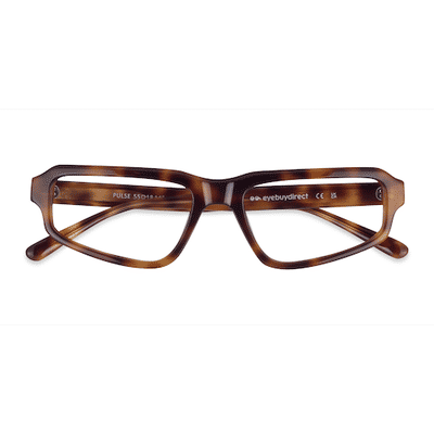 Female s rectangle Tortoise Acetate Prescription eyeglasses - Eyebuydirect s Pulse