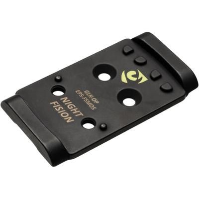 Night Fision Holosun EPS Adapter Plate Glock Mos Black GLK-OP-EPS-FSMOS