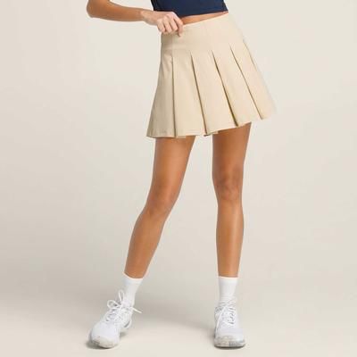 Wilson Classic Pleated Skirt Women's Tennis Apparel Safari