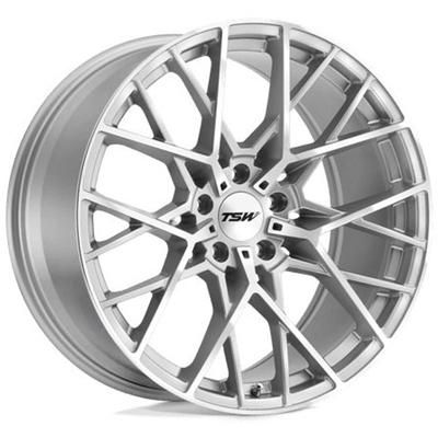 TSW Wheel Aluminum Silver, Lifetime Structural Limited Warranty With 1 Year On Finish 2010SEB255120S76