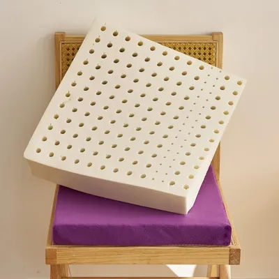 Coussin de siège en Latex naturel 40x4 0/45x45cm, coussin de chaise, hanches, oreiller orthopédique, tapis de protection en Latex