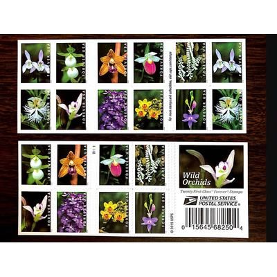 Wild Orchids 2020 USPS Stamps All Brand New Forever Stamps 100 Unused US Forever First Class Postage Stamps 100 Pcs