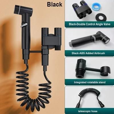 1 In 2 Out Dual Control Valve Black Suit