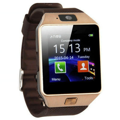 Bluetooth Smart Watch With Camera & Waterproof Design, Compatible With Android, Samsung, And IPhone gold