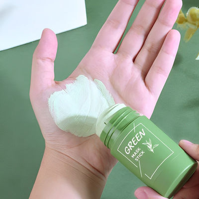 Green Tea Eggplant Purifying Clay Stick Green Tea Leaves