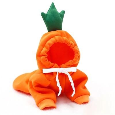 Cute Fruit Dog Clothes: Warm Fleece Pet Hoodies For Small Dogs XS 3