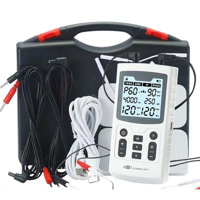 4 in 1 Electric Muscle Stimulator, EMS, IFT, RUSS & TENS High Frequency Physiotherapy Device 600 white