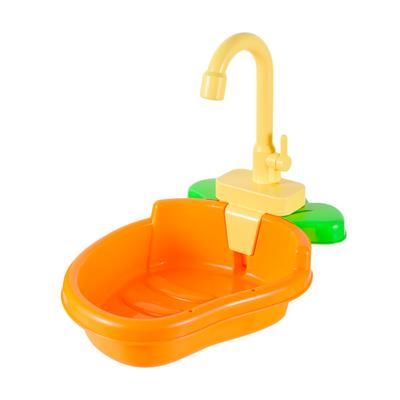 Automatic Parrot Bath Toy: Swimming Pool With Faucet For Paddling & Pet Feeding Ideal For Kitchen Playsets 1