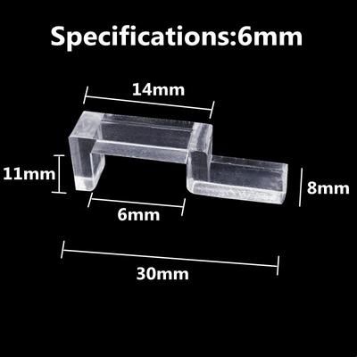 Acrylic Fish Tank Clips: Glass Cover Support Holders & Accessories 4PCS 3