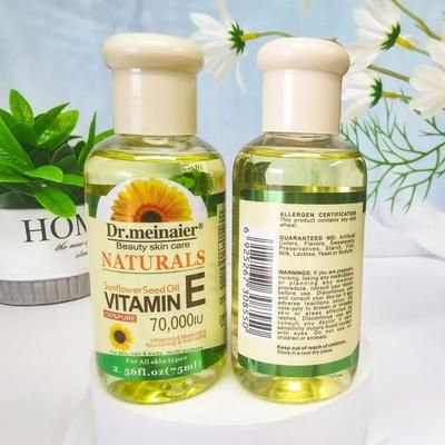 Vitamin E Face Essence Oil For Morning & Night Skin Whitening, Anti Wrinkle & Pore Shrinking chamomile Oil