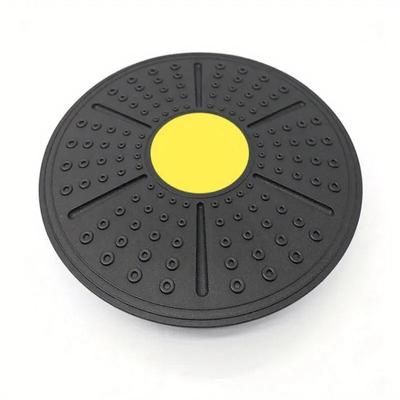 360 Waist Rotation Torsion Balance Exerciser Yoga Swing Balance Board For Abdominal Fitness And Weight Loss yellow