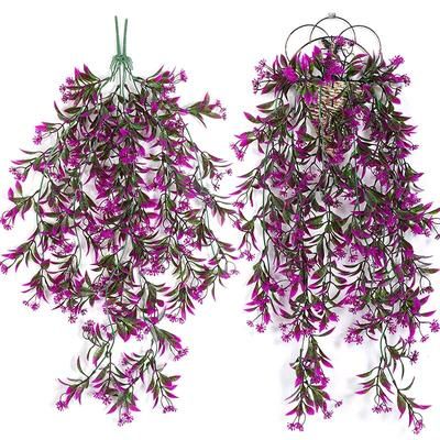 Hanging Artificial Plants Vines For Home Garden & Outdoor Decoration Fake Plant Garland For Wedding Party Wall & Balco b