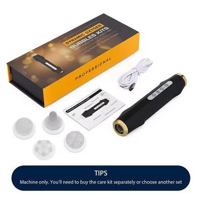 Portable Oxygen Bubble Facial Machine With CO2 Gel Skin Care Technology black 1