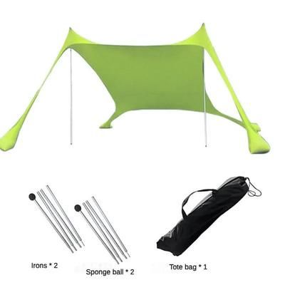 Lightweight Beach Tent With Storage Bag Sun Shade UV Protection Canopy For Outdoor Camping & Picnics green m