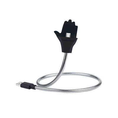 Lazy Stand Up Charging Cable Silver
