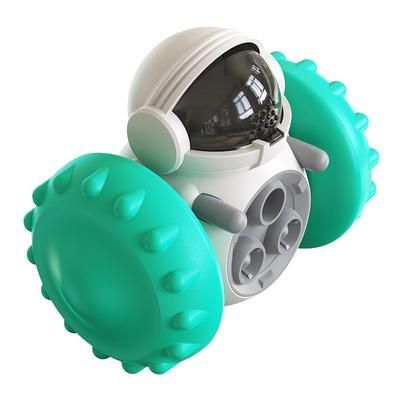 Interactive Tumbler Dog Puzzle Toy: Engaging Slow Feeder & Treat Dispenser Lake Blue
