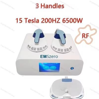 EMS Body Sculpting Machine 15 Tesla Hi EMT Slimming And Muscle Toning au 2 Handles + Rf