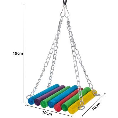 Complete Bird Toy Set: Rocking, Chewing, Training Combo For Parrots Hammock, Ladder, And More | Pet Supplies 3