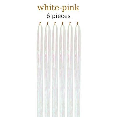 48 Inch Fairy Hair Tinsel Kit 1200 Sparkling Hair Extensions In 12 Colors milky White 36 Inches