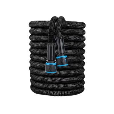 Expandable Flexible Garden Water Hose With Sprayer Nozzle For Car Wash And Irrigation black 75ft