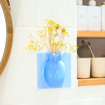 Magic Wall Decor Plant Vases Flower Container (3 Piece Set) Blue