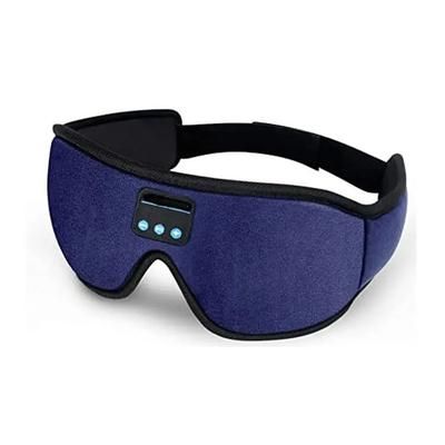 Bluetooth Sleep Mask With Headphones, 3D Eye Mask Music Play Sleeping blue
