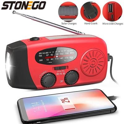 Multifunctional FM AM NOAA Radio With Hand Crank Generator, Solar Mobile Phone Charging And LED For Outdoor Emergencies Multifunctional FM AM NOAA Radio With Hand Crank Generator, Solar Mobile Phone Charging And LED For Outdoor Emergencies
