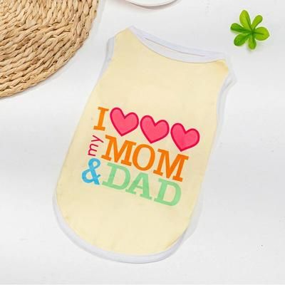 Breathable Summer Pet Vest: Printed Sport Shirts For Dogs & Cats XL 3