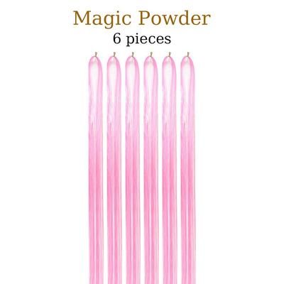 48 Inch Fairy Hair Tinsel Kit 1200 Sparkling Hair Extensions In 12 Colors mirage Pink 36 Inches