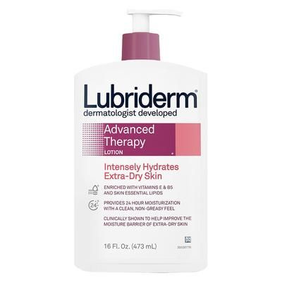 Lubriderm Advanced Therapy Hand and Body Moisturizer 16 oz. Pump Bottle Scented Lotion (695064_CS)