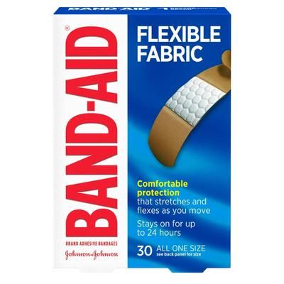 Band-Aid Flexible Fabric Adhesive Strip 3/4 X 3 Inch Fabric Rectangle Tan Sterile (1228788_BX)