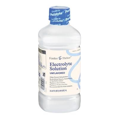 Foster & Thrive Oral Electrolyte Solution Unflavored 33.8 oz. Electrolyte (1238921_EA)