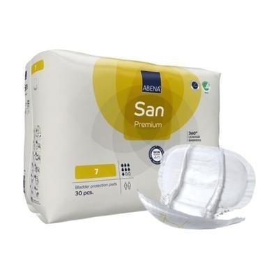 Abena San Premium Incontinence Liner 14.1 X 24.8 Inch Heavy Absorbency Fluff / Polymer Core Size 7 (1218219_PK)