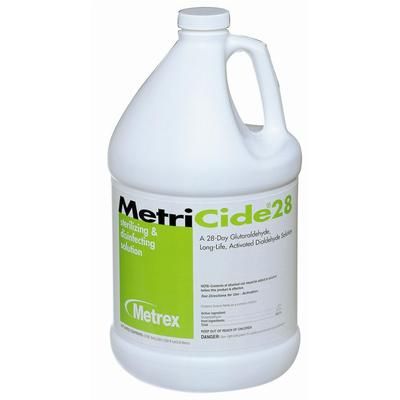 MetriCide 28 Glutaraldehyde High-Level Disinfectant Activation Required Liquid 1 gal. Jug Reusable (157452_CS)