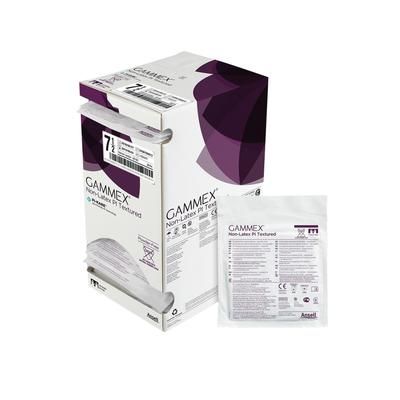 GAMMEX Non-Latex PI Textured Surgical Glove Size 7.5 Sterile Polyisoprene Standard Cuff Length Fully Textured White Chemo Tested (890679_BX)