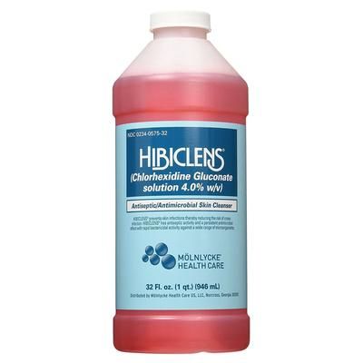 Hibiclens Antiseptic / Antimicrobial Skin Cleanser 32 oz. Bottle 4% Strength CHG (Chlorhexidine Gluconate) NonSterile (81494_CS)