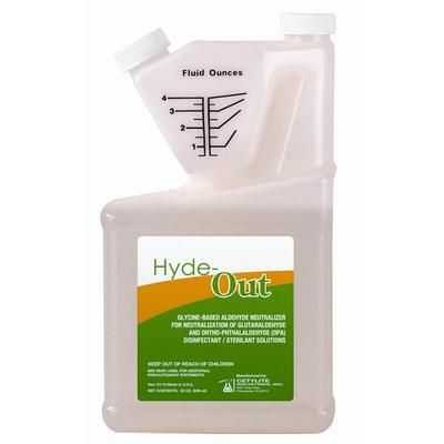 Hyde-Out OPA / Glutaraldehyde Neutralizer RTU Liquid 32 oz. Bottle Single Use (870262_EA)