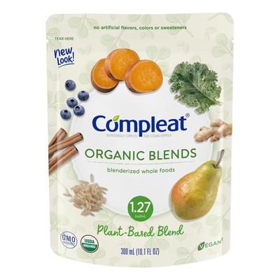 Compleat Organic Blends Oral Supplement Plant Blend Flavor Liquid 10.1 oz. Pouch (1092412_CS)