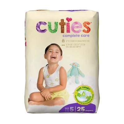Cuties Complete Care Unisex Baby Diaper Size 5 Disposable Heavy Absorbency (1206483_CS)