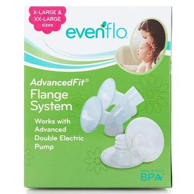Evenflo AdvancedFit Flange System For Evenflo Advanced Double Electric Breast Pump (1041162_EA)
