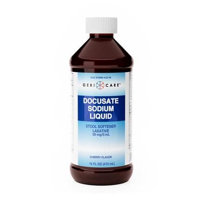 Geri-Care Stool Softener Cherry Liquid 16 oz. 50 mg / 5 mL Strength Docusate Sodium (1226011_BT)