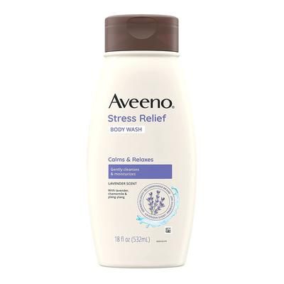 Aveeno Stress Free Body Wash Liquid 18 oz. Bottle Lavender Scent (1228827_EA)