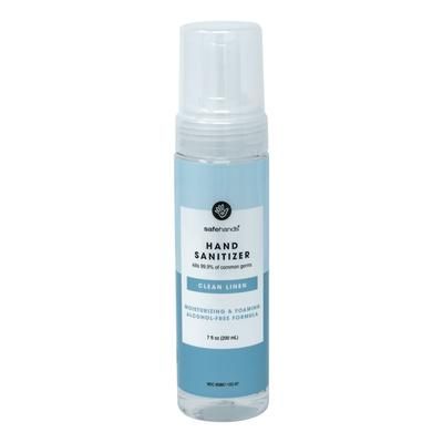 safeHands Alcohol-Free Hand Sanitizer 7 oz. BZK (Benzalkonium Chloride) Foaming Bottle (868130_CS)