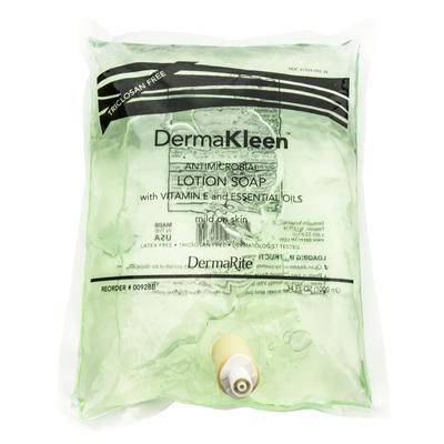 DermaKleen Antimicrobial Soap Lotion 1,000 mL Dispenser Refill Bag Scented (442547_BX)