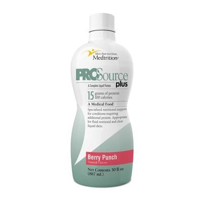 ProSource Plus Oral Supplement Berry Punch Flavor Liquid 30 oz. Bottle (706410_EA)