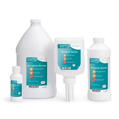Bactoshield Surgical Scrub Solution 4 oz. Bottle 4% Strength CHG (Chlorhexidine Gluconate) NonSterile (408312_CS)