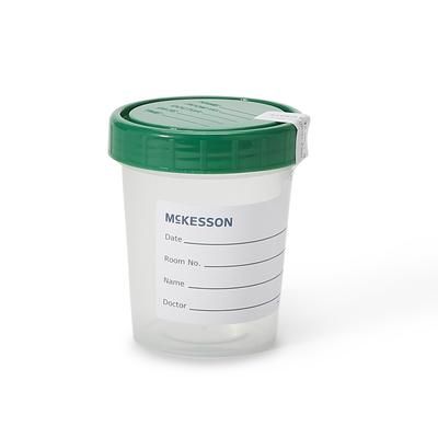 McKesson Specimen Container 120 mL (4 oz.) Screw Cap Sterile Inside Only (870203_CS)
